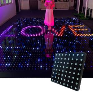El club nocturno impermeable del piso del pixel Rgb llevó el panel de piso de baile magnético 