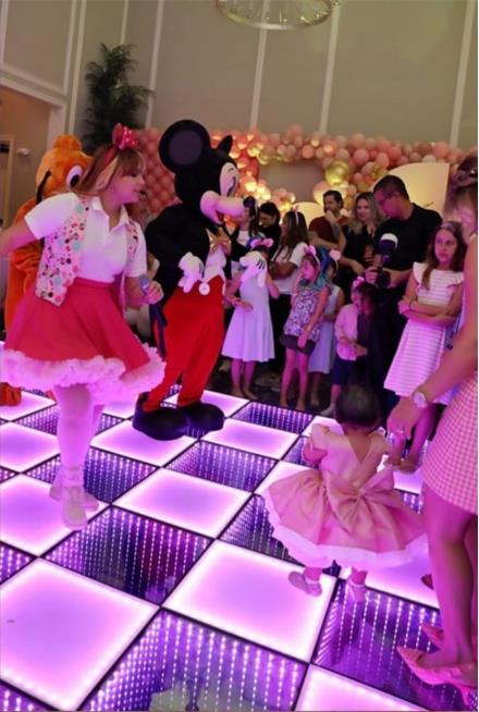 Luces de DJ Imán Inalámbrico Led Pista de baile Infinity Party Light Mate